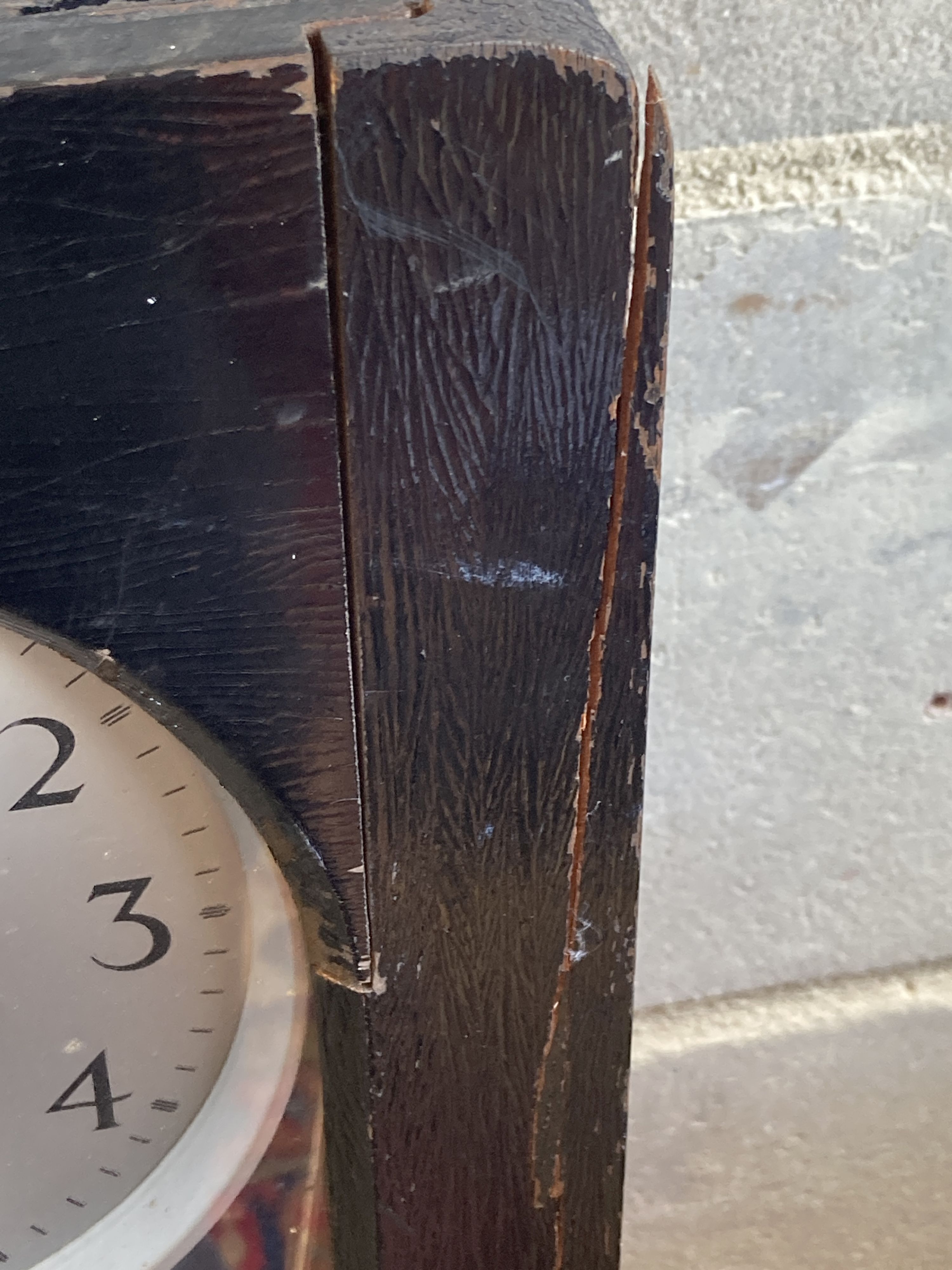 A Synchronome electric pendulum master clock, in an ebonised case, NRA 318, height 126cm